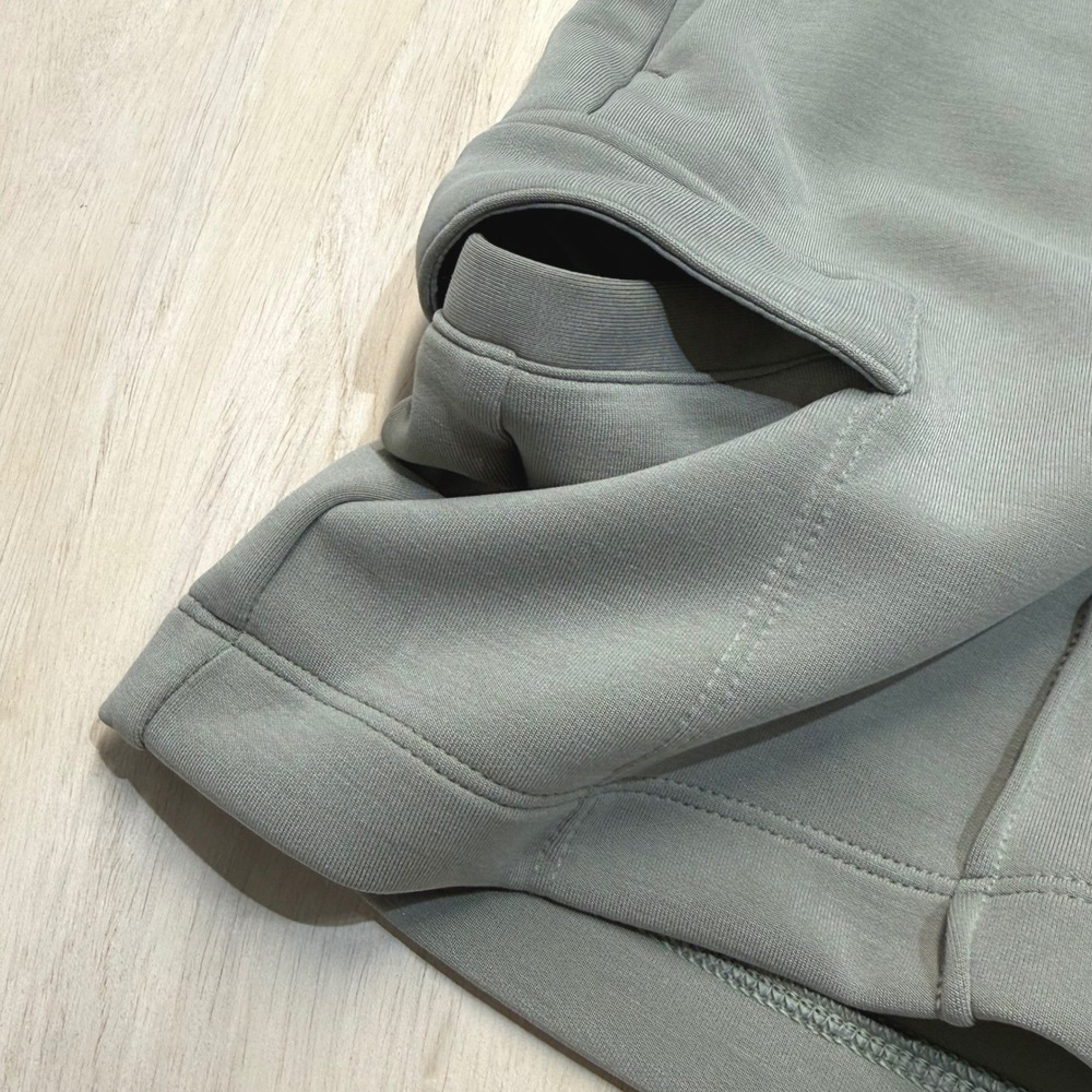 CALIA Sandwash Scuba High-Rise Cargo Shorts Ground Fennel Green Womens Small NEW - Picture 7 of 12